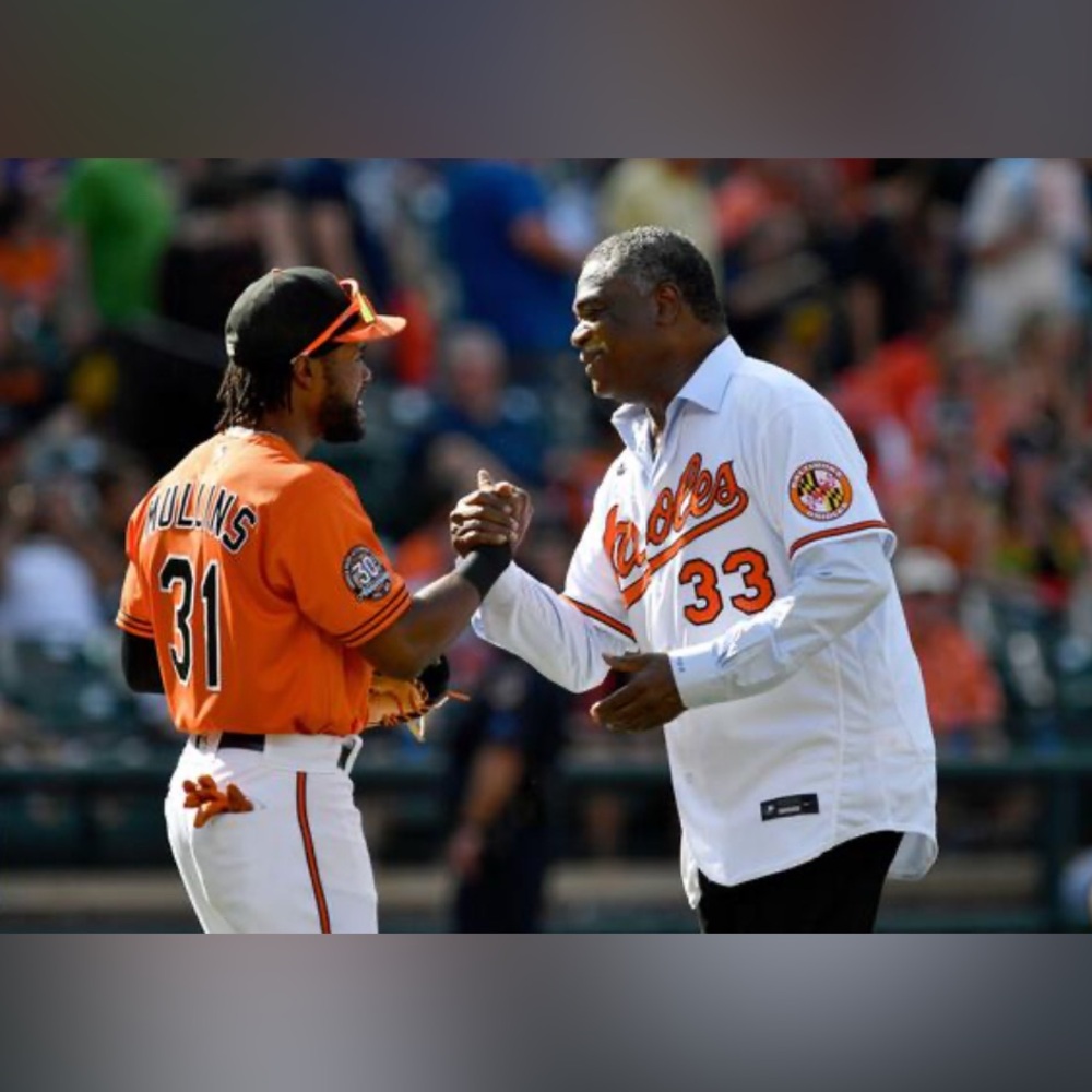 Nike Authentic Baltimore Orioles Eddie Murray Baseball White Jersey Men’s Sz: M - Picture 3 of 8
